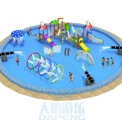 China Durchmesser der Familien-Spritzen-Zone Waterpark-Kinderhandelswasser-Spielgeräte-20m zu verkaufen