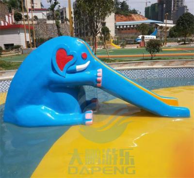 China Elefant geformter Mini Pool Slide Outdoor Commercial-Swimmingpool schiebt besonders angefertigt zu verkaufen