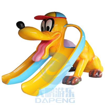 China Doppeltes Gerinne-Mini Pool Slide Fiberglass Children-Swimmingpool-Hundedia Anti-UV zu verkaufen