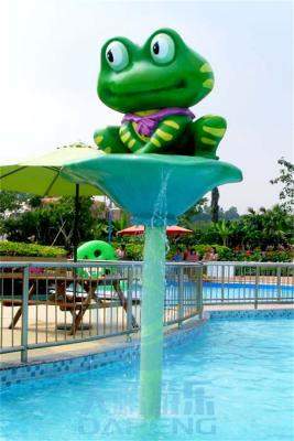 China Kinder-Aqua Park Equipment Water Squirting-Tiere, die auf einem Polen stehen zu verkaufen