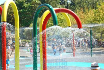 China Playground Water Splash Pad 304L Outdoor Water Sprinkler System Customized for sale