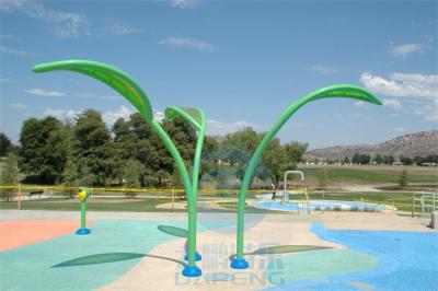 China Nasser Spielplatz-Wasser-Spiel-Sommer-Wasser-Park-Spray im Freien verlässt - grün zu verkaufen