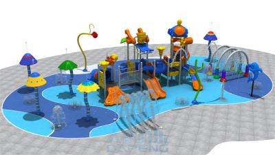 중국 250sqm Residential Water Play Area with Non-Slip Mats and Fun Water Spray Devices 판매용