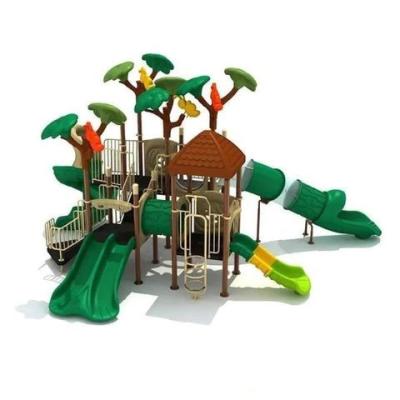 China ODM Outdoor Water Playground Kids Plastic Playhouse Glijbaan voor kinderen Speel Te koop