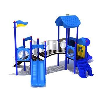 China OEM Outdoor Water Playground Plastic Slide For Kids Play Te koop