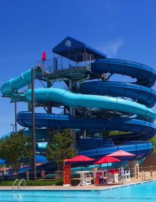 China Aqua Water Park Summer Water Games Fiberglass Water Slide Set for Kids for sale