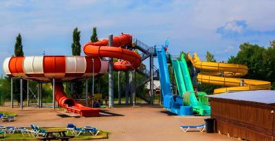 China Waterpark Kinderen Amusement zwembad Glasvezel Spiral Tube Bowl Slide Set Te koop