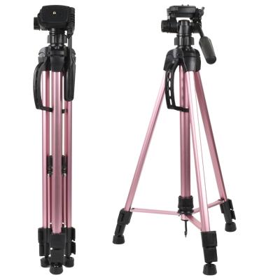 China ET-3780 PORTABLE Lightweight Portable Camera Phone Adjustable Tripod 60 Inch Aluminum Tripod for sale