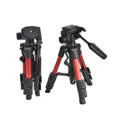 China Low Moq Manufacturer Wholesale Camera Tabletop PORTABLE Tripod Panorama Shooting Folding Tripod Phone Mount With Bag for sale