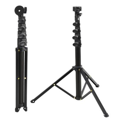 China Adjustable Phone Live Tripod Stand Tripod 1.6m Travel Height Cheap Custom Wholesale High Quality PORTABLE Mobile Phone Stand for sale