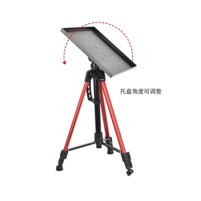 China Hot New Products 146cm Tray Tv Stand Tripod Aluminum PORTABLE Tripod Projector Adjustable Screen for sale