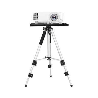 China Multifunctional 1.4m PORTABLE Laptop Stand Projector Camera Mount Phone Tripod Stand with Tray for sale