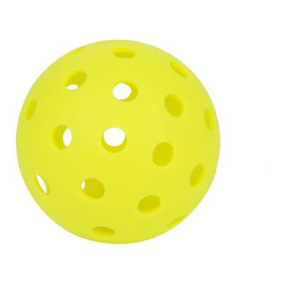 China Gifts Yellow USAPA Approved 40 Holes PP Pickleball Ball FOR Outdoor Sports Games for sale