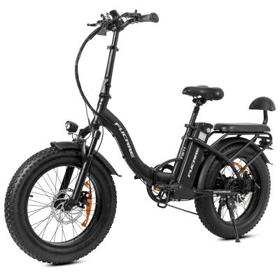 China Factory direct sales aluminum alloy fat tire road bike 20 inch folding electric bicycle for city adult for sale