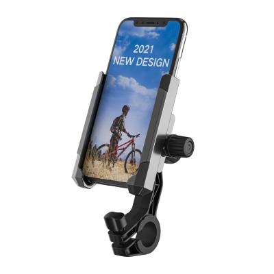 China Free Shipping 360 Degree Rotation Phone Holder 360 Rotation Mount Electric Scooter Motorcycle Handlebar Mount Bike Accessories for sale