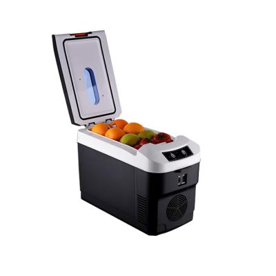 China DC 12V Electric Fridge 10L Mini Fridge Low Noise Portable Automatic Car Mini Fridge for sale