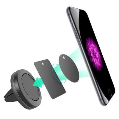 China Universal Magnetic 360 Degree Rotation Strong Magnet Air Vent Car Mount Mobile Phone Holder For Promotional Gift for sale