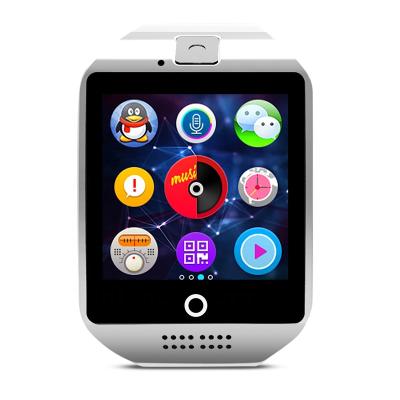 China Wholesale Touch Screen Smart Watch Q18 With Camera BT Wristwatch For Android Phone Support Multi Language for sale