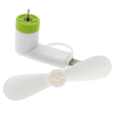 China 2 in 1 Flexible 2 in 1 for iPhone Android Fan Portable USB Mobile Phone Micro Fan Mini Fan for sale