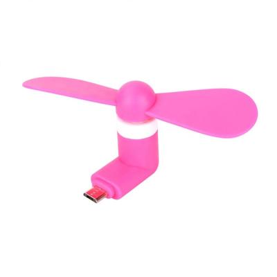 China Free Shipping Promotional Gifts Plastic Mini USB Cooling Portable Rechargeable Electric Android Handheld Fan For Mobile Phone for sale