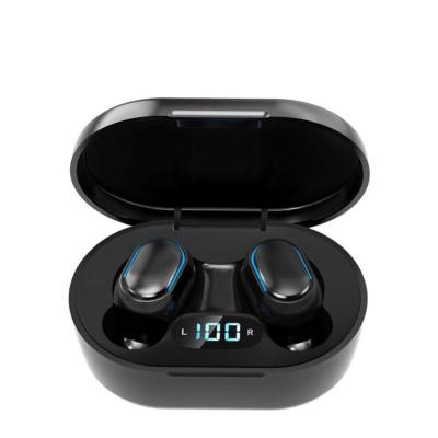 China 10m Mini TWS In Ear Waterproof LED Display E7S Sports Noise Cancel True Wireless Stereo Earbuds Earphone For iPhone For Samsung for sale