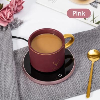 China Original Smart Slim Tea Warmer Slim Workplace Office Desktop Heater USB Cup Heater Electric Coffee Mug Heater for sale