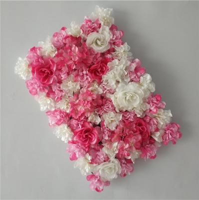 China Luxury Good Quality Silk+plastic 3D Leaf Tissue Paper Panel Stands White Roll Flower Wall for sale