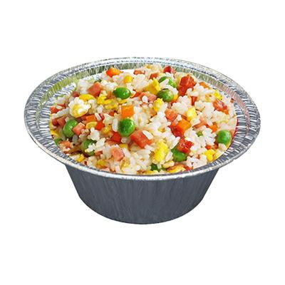 China Baking Ready-to-eat Pie Tray Pan Food Container Large Round Aluminum Foil Cover Brand New Colorful for sale