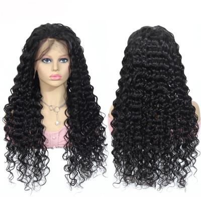 China Good Quality 13X6 Front Human Hair Deep Wave Deep Wave Glueless Hd Full Body Closure Body Glueless Hd Lace Frontal Wigs for sale