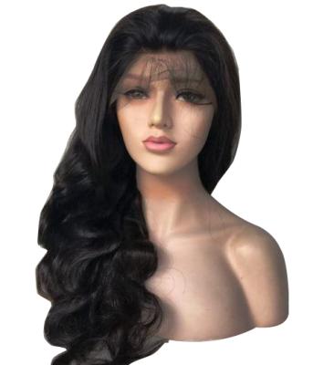 China Hd Quality Excellent Full Wave Human Hair Glueless Deep Frontal 360 Human Hair Wigs Front Lace Medium Wig for sale