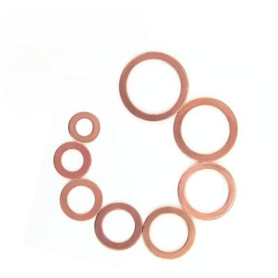 China Wedge DIN 7603 solid copper sealing ring gasket washer for sale