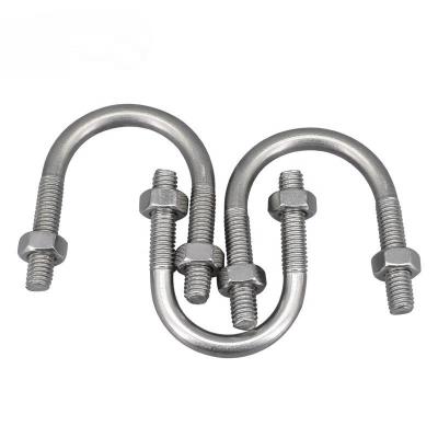 China Heavy Industry High quality U bolt hot-dip galvanized Zinc Plated u-bolt for sale