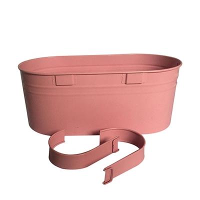 China Sustainable Colorful Metal Hanging Bucket For Wall for sale