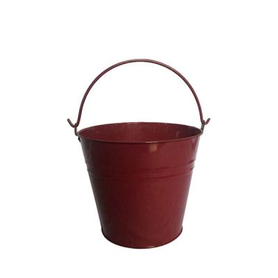 China Sustainable High Quality Metal Tin Wine Bucket With Handle for sale