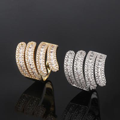 China Long Color Keeping Hawaiian Jewelry Customized Sterling Silver Rings Women Fancy Mossinate Popular Diamond Ring for sale