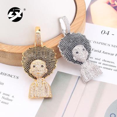 China Long Color Keeping Hot Selling New Style Cartoon Character Pendant For Women Men Hip Hop Jewelry Gifts for sale