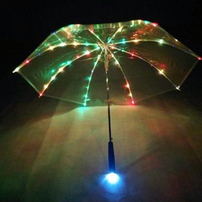 China All In 1 Wholesale Customs Lead Clear Transparent Bubble Light Dome Child Child Led Umbrella for sale