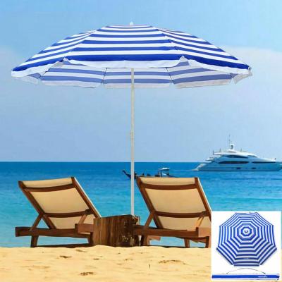 China Minimalist Custom LOGO Parasol Advertising Outdoor Beach Umbrella for sale