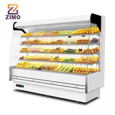 China Single-Temperature Showcase Used Refrigerator  Air Curtain Cabinet Refrigerator For Supermarket for sale