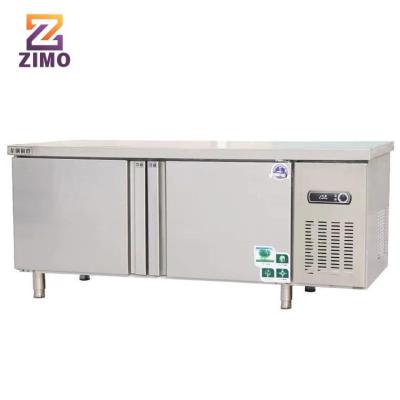 China Single-Temperature Platform Refrigerator Commercial Kitchen Worktable Freezer Stainless Steel Restaurant Fridge Kitchen Refrigerator for sale