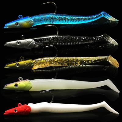 China WATERBOY 11cm Lead 22g Jig Head Soft Lure Wobbler Bait Shad Artificial PESCA Peche Leurre SC-SB1097 for sale