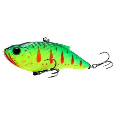 China Fish Baits Hard Artificial Sinking Vibe 7.5cm16.5g Factory Plastic Vibrator Rattle Loud Sinking VIB Fishing Lure WT-DV01 for sale