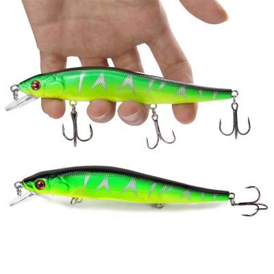 China Fishing Tackle 3D Lure Eyes 14cm 23g Groundbait Hard Fishing Lure Minnow With 3 Hooks SC-MN16 for sale