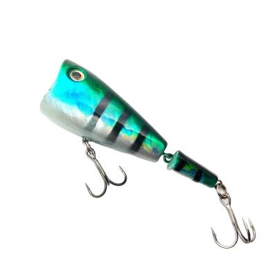 China 7.5g Lure Big Mouth Snap Topwater Swimming Lifelike Multi-jointed Lifelike Bait Fishing Lure 7.5g Jumping Artificial Topwater Bait SC-SQ003 for sale