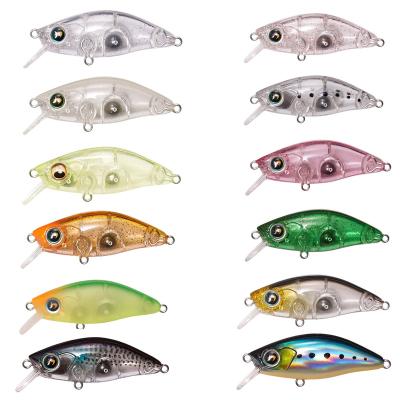 China Plastic Factory Direct 43mm 4g 4.2g Swimbait Hard Bait Isca Artificial Wobblers PESCA Bait Deep Diving Bait Fat Minnow Crankbait for sale