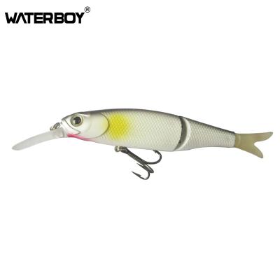 China ABS OEM Minnow Tail Minnow Swimbait 9cm Deep Water 11.6g Swim 2 Section Soft Slip Bait LONG Body Hard Plastic Hard Lip for sale