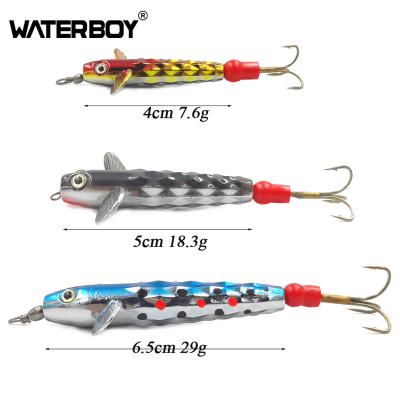 China Factory direct PESCA metal bait lead metal freshwater hard lure saltwater fishing tackle for deep sinking fishing lure for sale