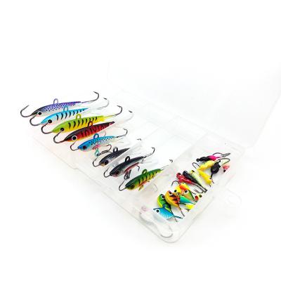 China 26 Pcs Bait Hooks Walleye Bait Rigging Kits Winter Ice Fishing Lure Sets SC-IS14 for sale