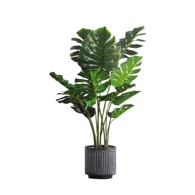 China High Quality Eco-friendly Simulation Artificial Tree Constellation Fake Monstera Thai Plant Decor for sale