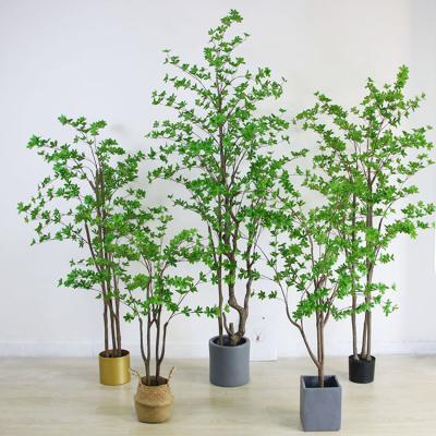 China Potted Enkianthus Quinqueflorus Tree Bell Tree 90Cm High Simulation Big Large Fake Fake Tree Minimalist Artificial Bonsai Plant for sale